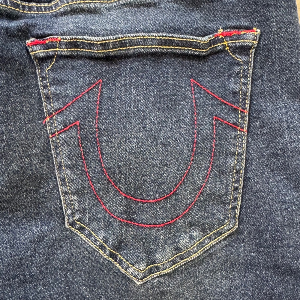 True‎ Religion Ricky Relaxed Straight Denim Shorts Mens Size 36x11 - Picture 5 of 11
